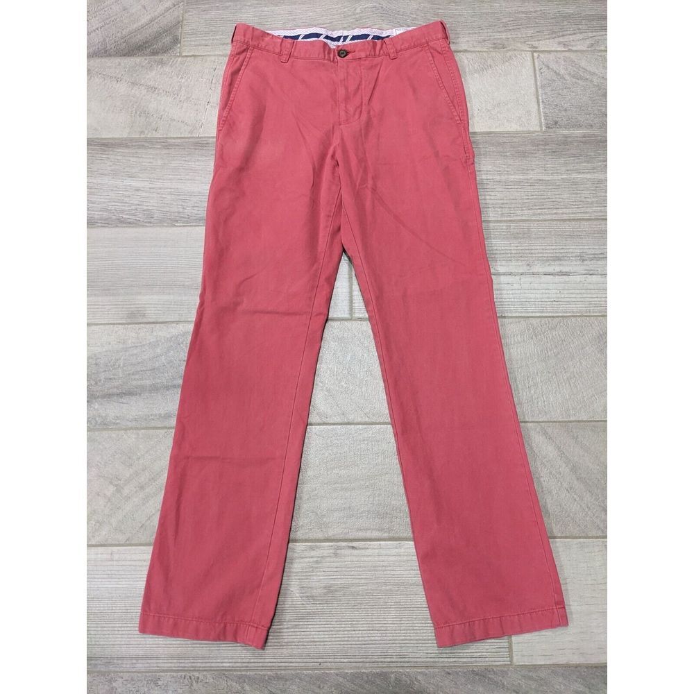 Southern Tide‎ The Skipjack Chino Pants Men's Size 32x32  Red Straight Leg